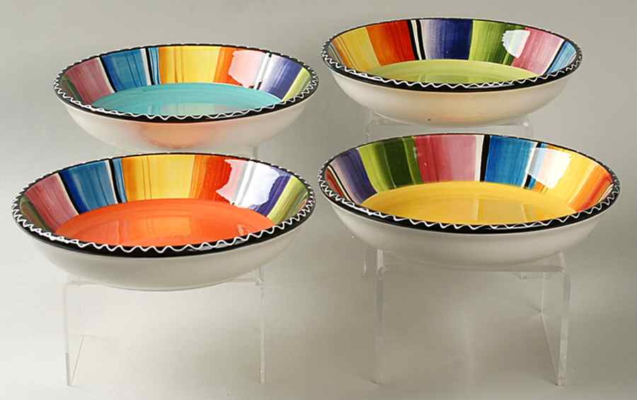 Serape Individual Pasta Bowl - Set of 4 by Certified International-1