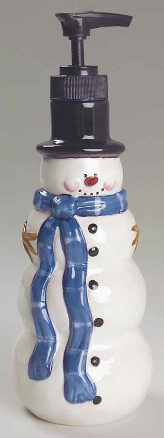 Hilltop Snowman Figural Lotion Dispenser by Certified International-1
