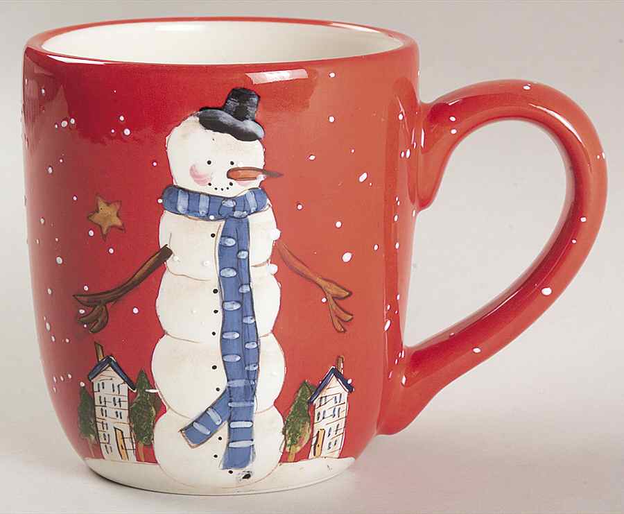 Hilltop Snowman Mug by Certified International-1