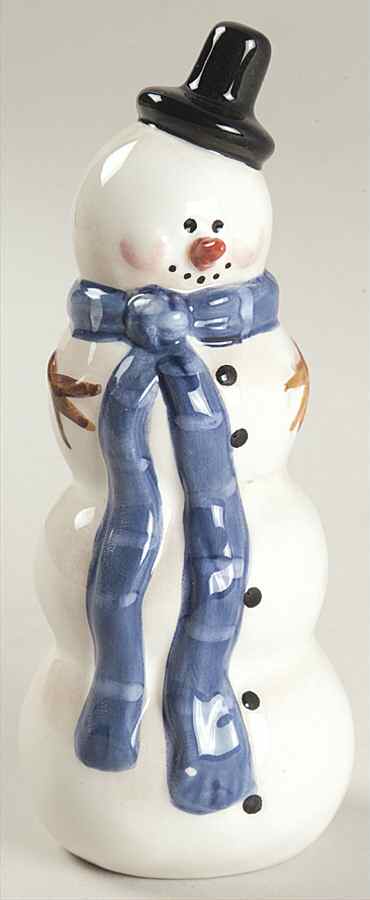 Hilltop Snowman Figural Pepper Shaker by Certified International-1