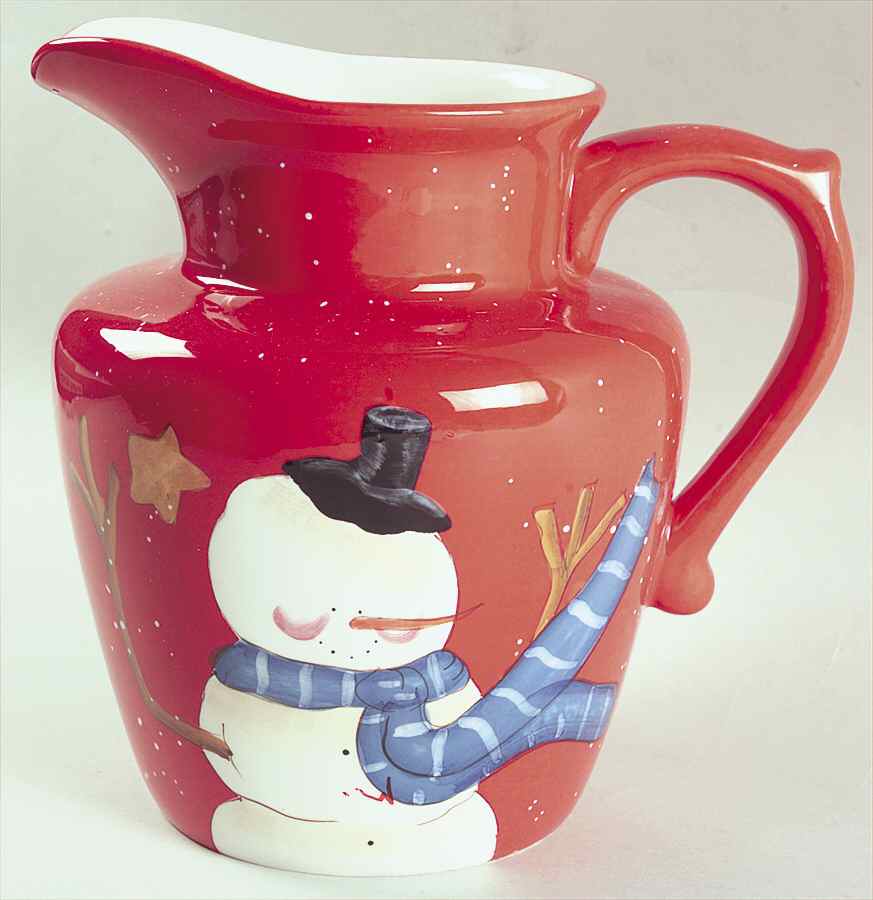 Hilltop Snowman 120 Oz Pitcher by Certified International-1