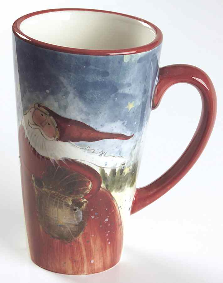 Enchanted Santa Latte Mug by Certified International-1