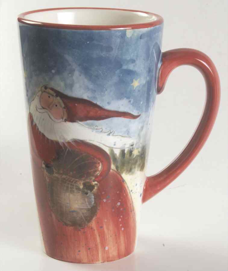 Enchanted Santa Latte Mug by Certified International-1