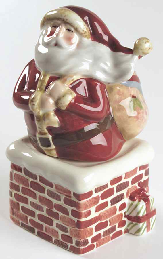 Enchanted Santa Figural Salt & Pepper Set by Certified International-1