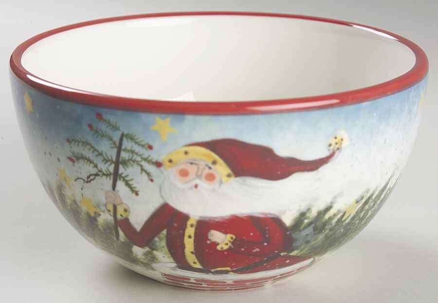 Enchanted Santa Soup/Cereal Bowl by Certified International-1