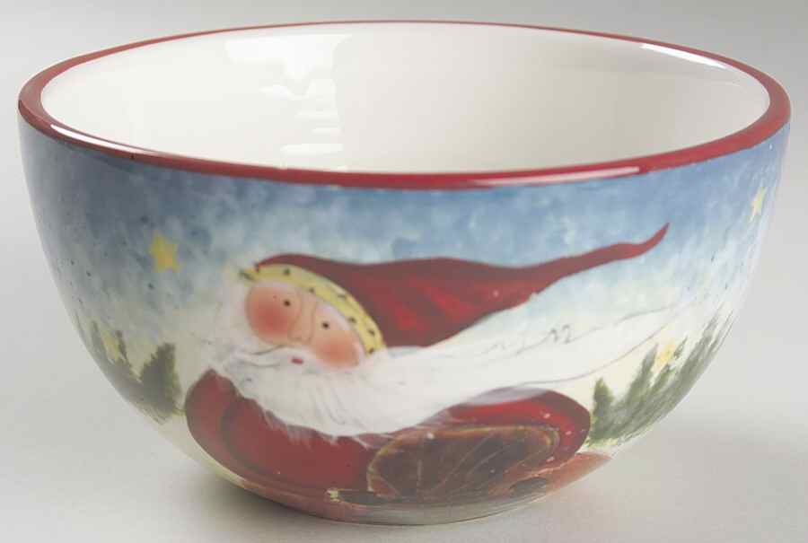 Enchanted Santa Soup/Cereal Bowl by Certified International-1