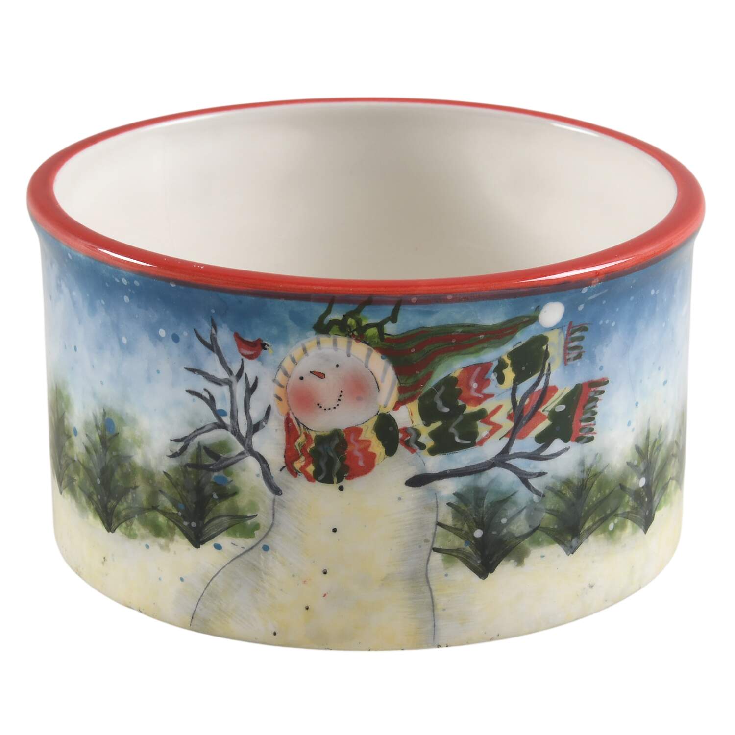 Enchanted Snowman Dip Bowl (for Dip and Spreader) by Certified International-1