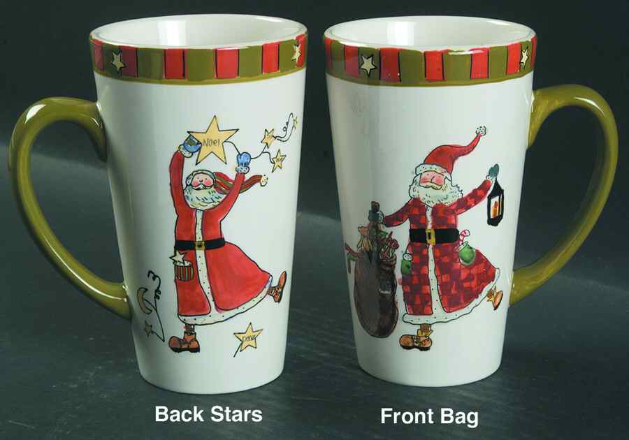 Celebrate Santa Latte Mug by Certified International-1