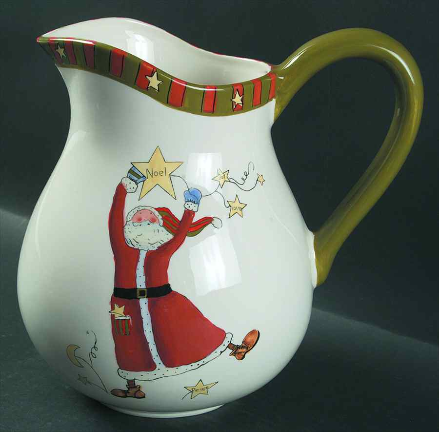 Celebrate Santa 144 Oz Pitcher by Certified International-1