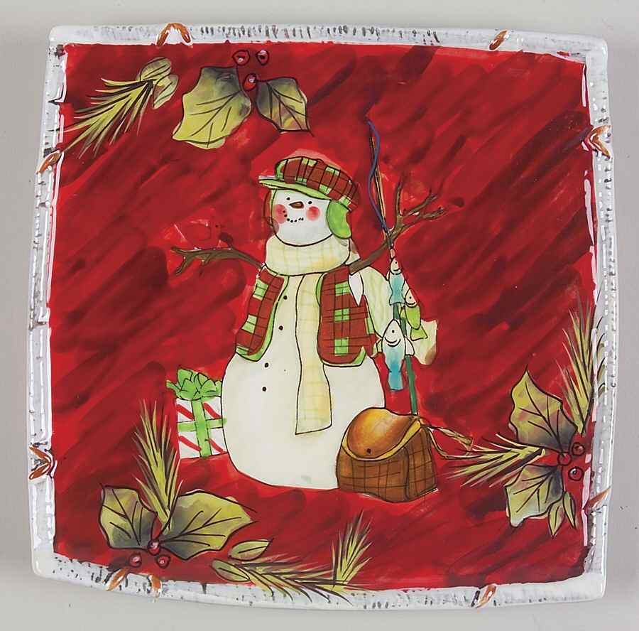 Holiday Lodge Salad/Dessert Plate by Certified International-1