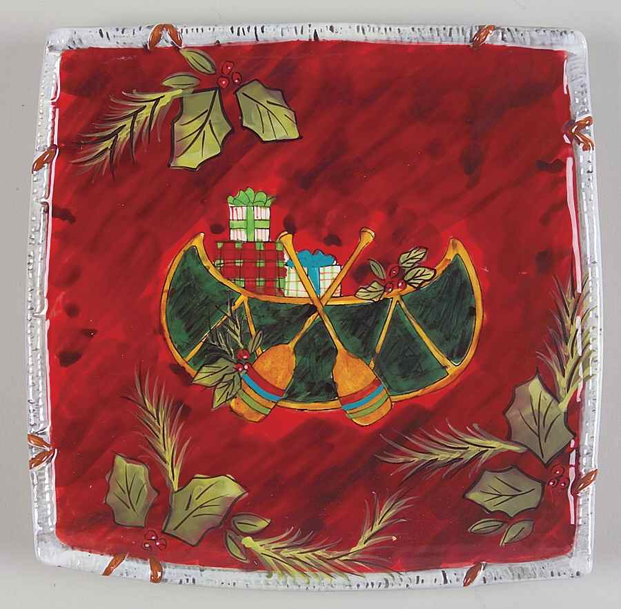 Holiday Lodge Salad/Dessert Plate by Certified International-1
