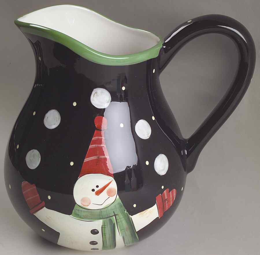 Juggling Snowman 144 Oz Pitcher by Certified International-1