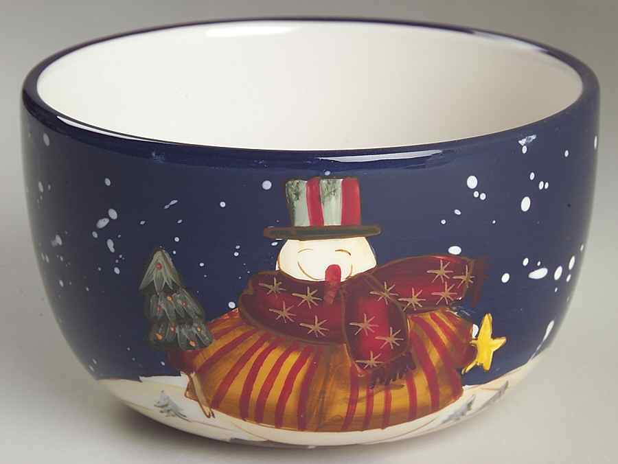 Top Hat Snowman Individual Ice Cream Dish by Certified International-1