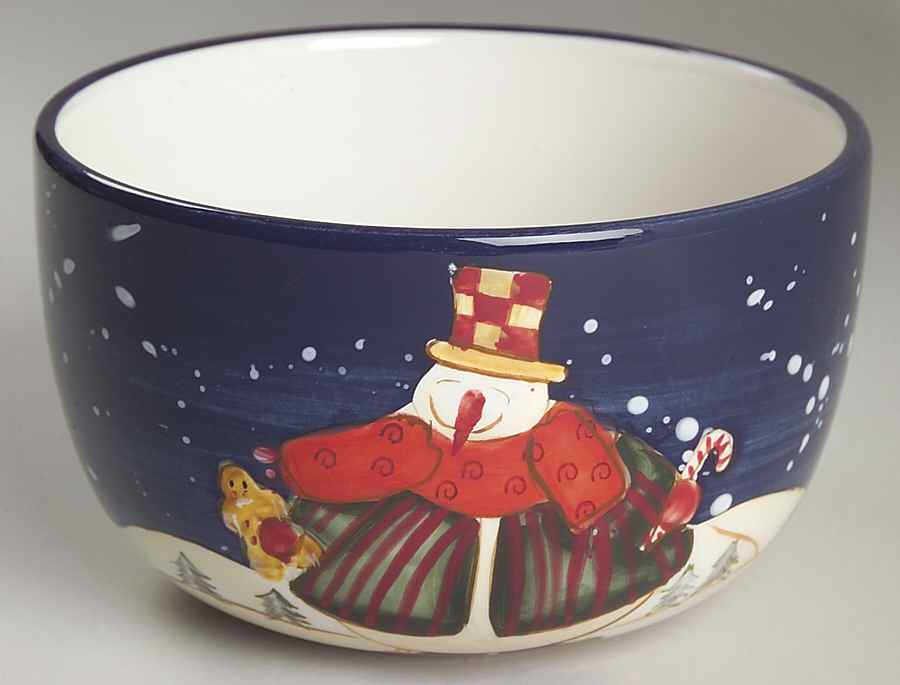 Top Hat Snowman Individual Ice Cream Dish by Certified International-1