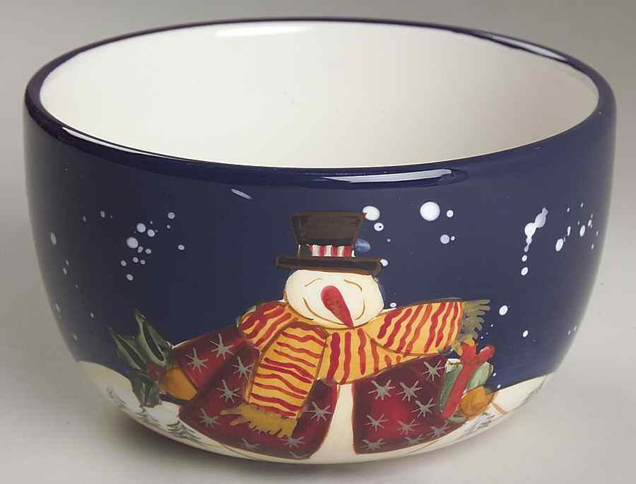 Top Hat Snowman Individual Ice Cream Dish by Certified International-1