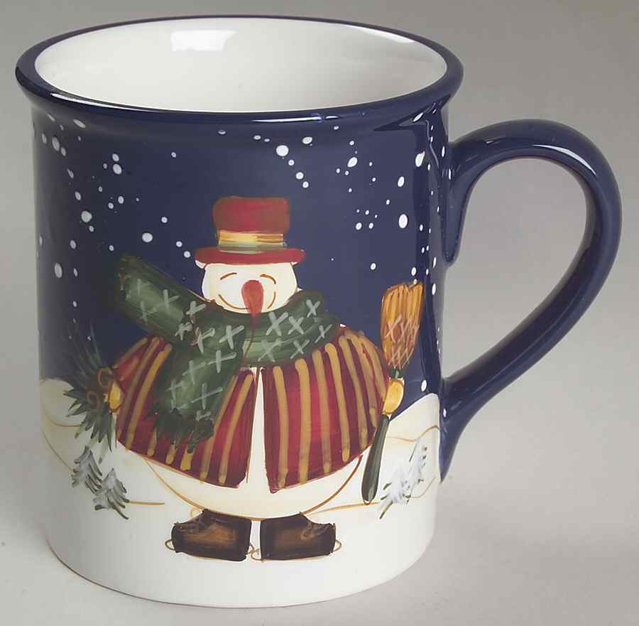 Top Hat Snowman Mug by Certified International-1