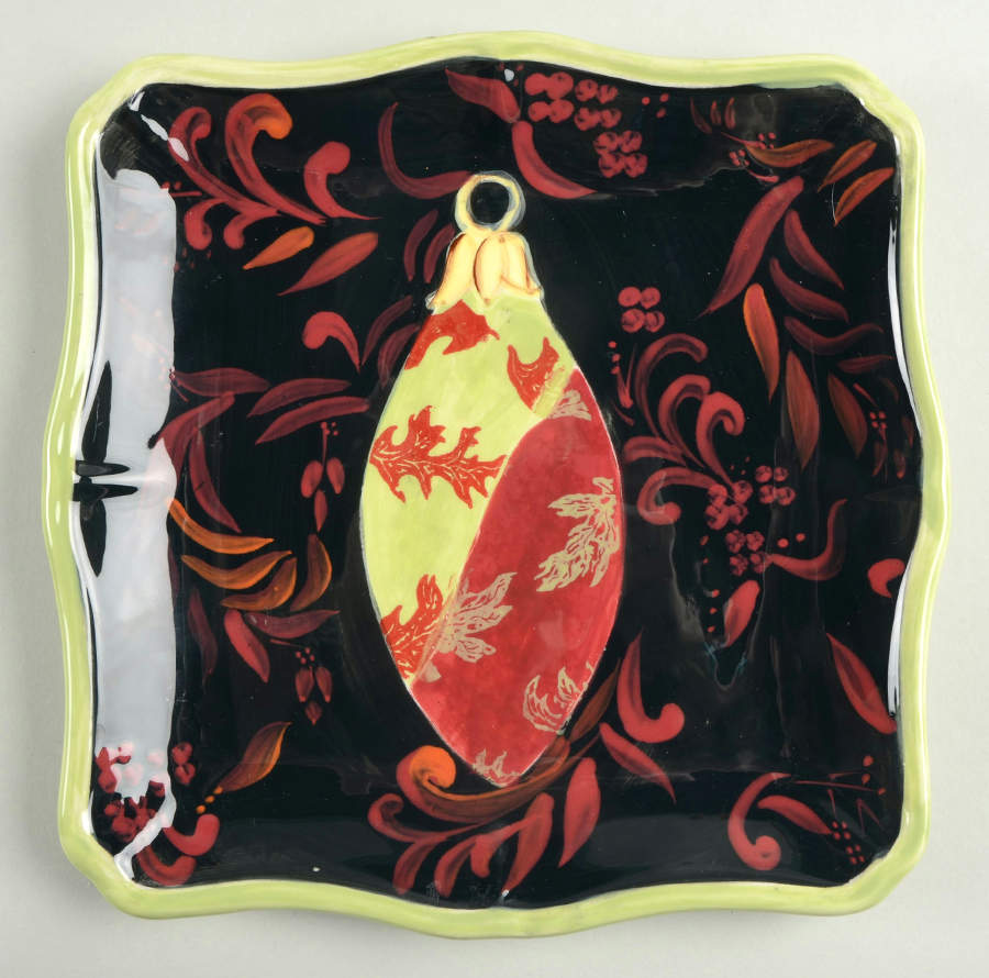 Holiday Splendor Dessert/Pie Plate by Certified International-1