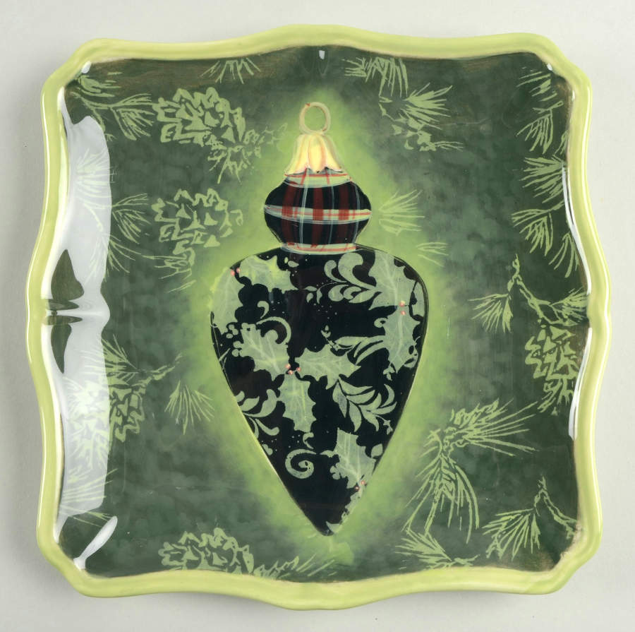 Holiday Splendor Dessert/Pie Plate by Certified International-1