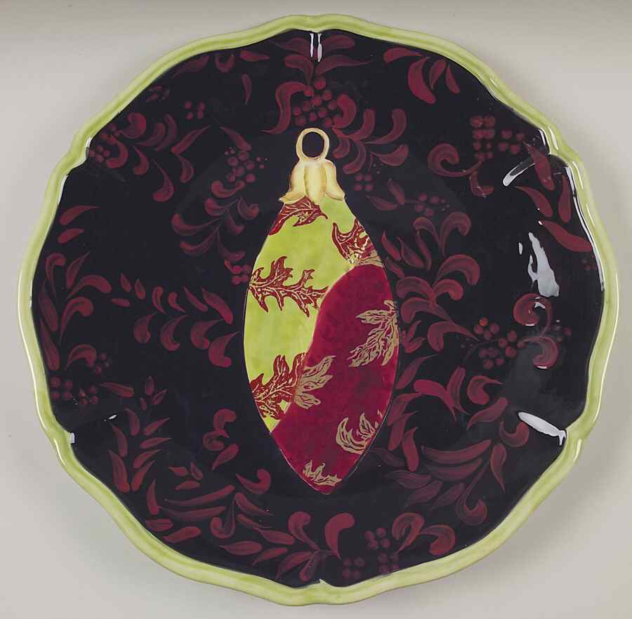 Holiday Splendor 16" Chop Plate (Round Platter) by Certified International-1