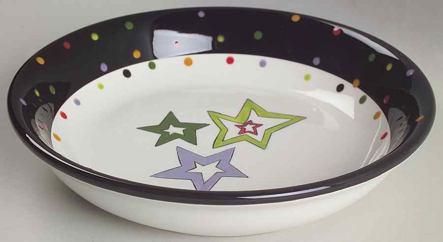 Confetti Snowman 9" Individual Pasta Bowl by Certified International-1