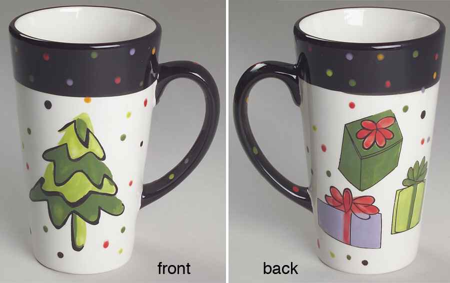 Confetti Snowman Latte Mug by Certified International-1