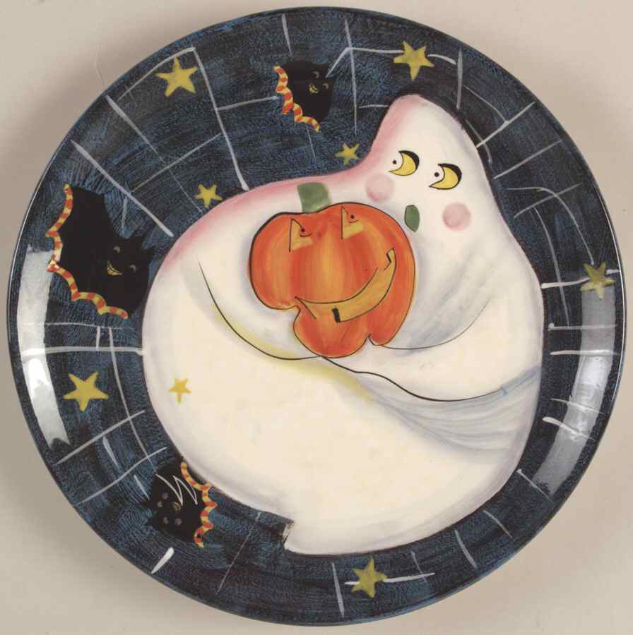 Roly Poly Halloween Dinner Plate by Certified International-1