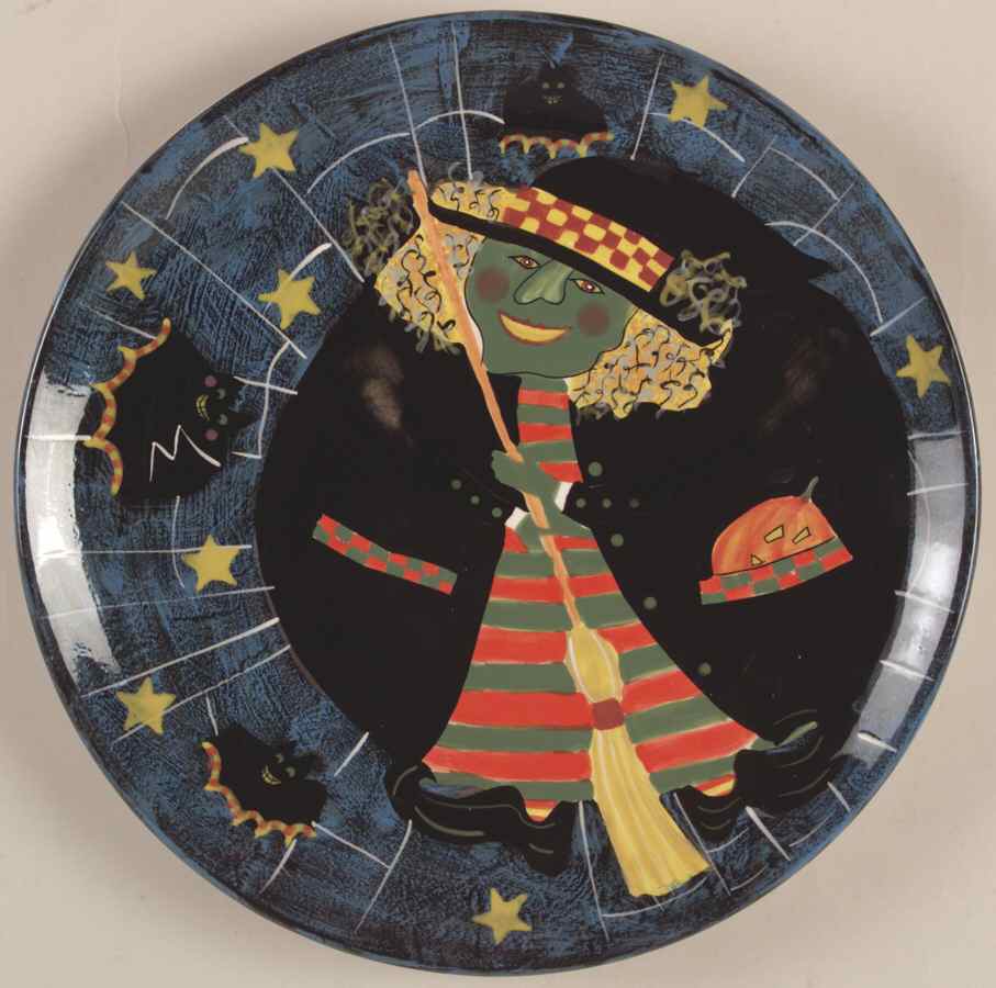 Roly Poly Halloween Dinner Plate by Certified International-1