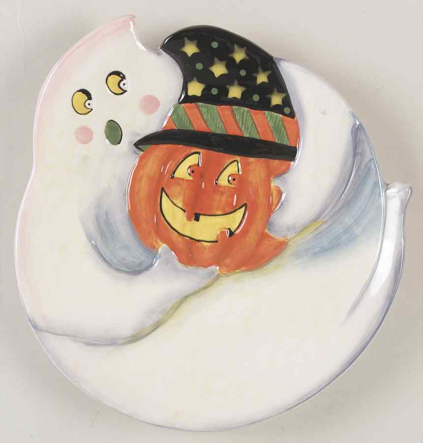 Roly Poly Halloween Accent Salad Plate by Certified International-1