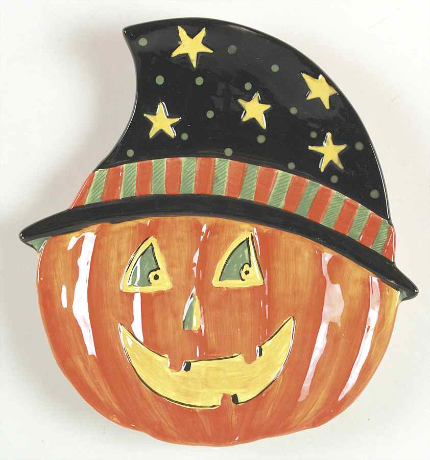 Roly Poly Halloween Accent Salad Plate by Certified International-1