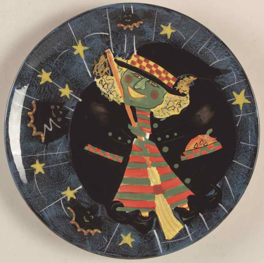 Roly Poly Halloween Salad Plate by Certified International-1