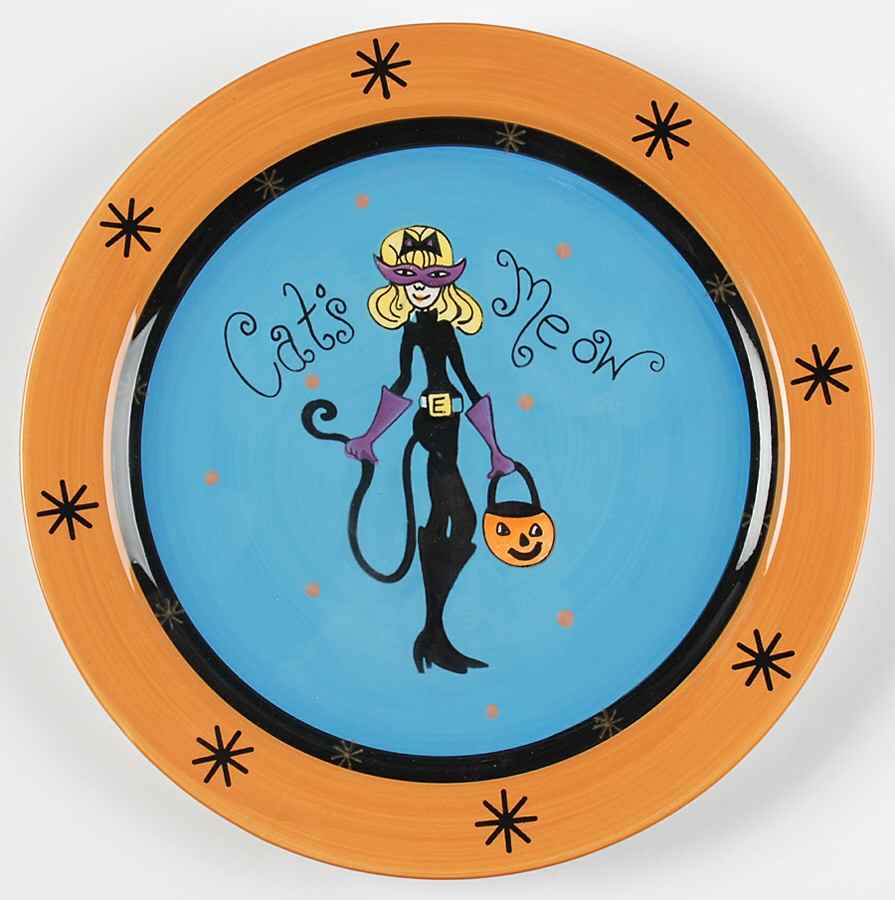 Vampy Halloween Salad/Dessert Plate by Certified International-1