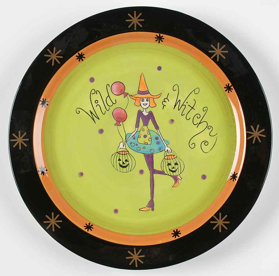 Vampy Halloween Salad/Dessert Plate by Certified International-1