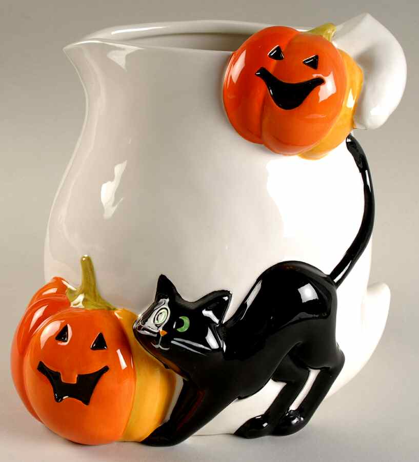 Midnight Halloween Figural Cookie Jar No Lid by Certified International-1