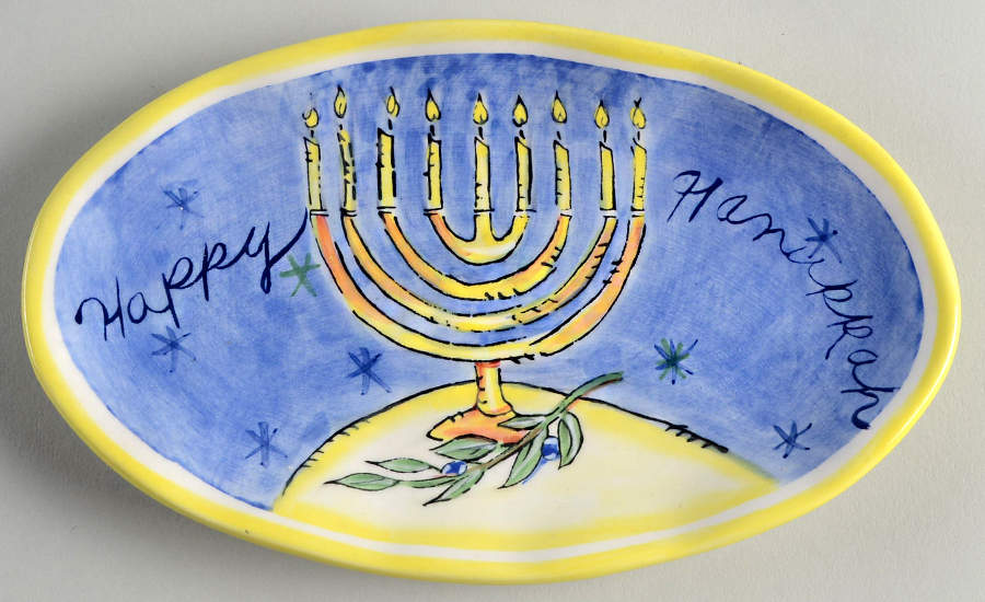 Hanukkah Canape Plate by Certified International-1