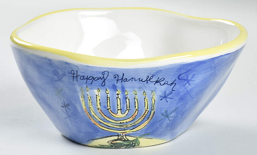 Hanukkah Individual Ice Cream Dish by Certified International-1