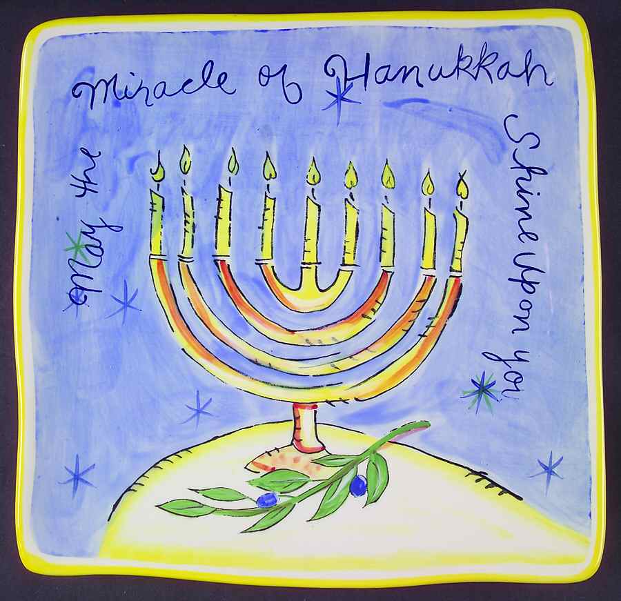Hanukkah Dinner Plate by Certified International-1