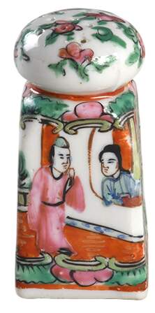 Rose Medallion (With People) Pepper Shaker by China (Made in China)-1