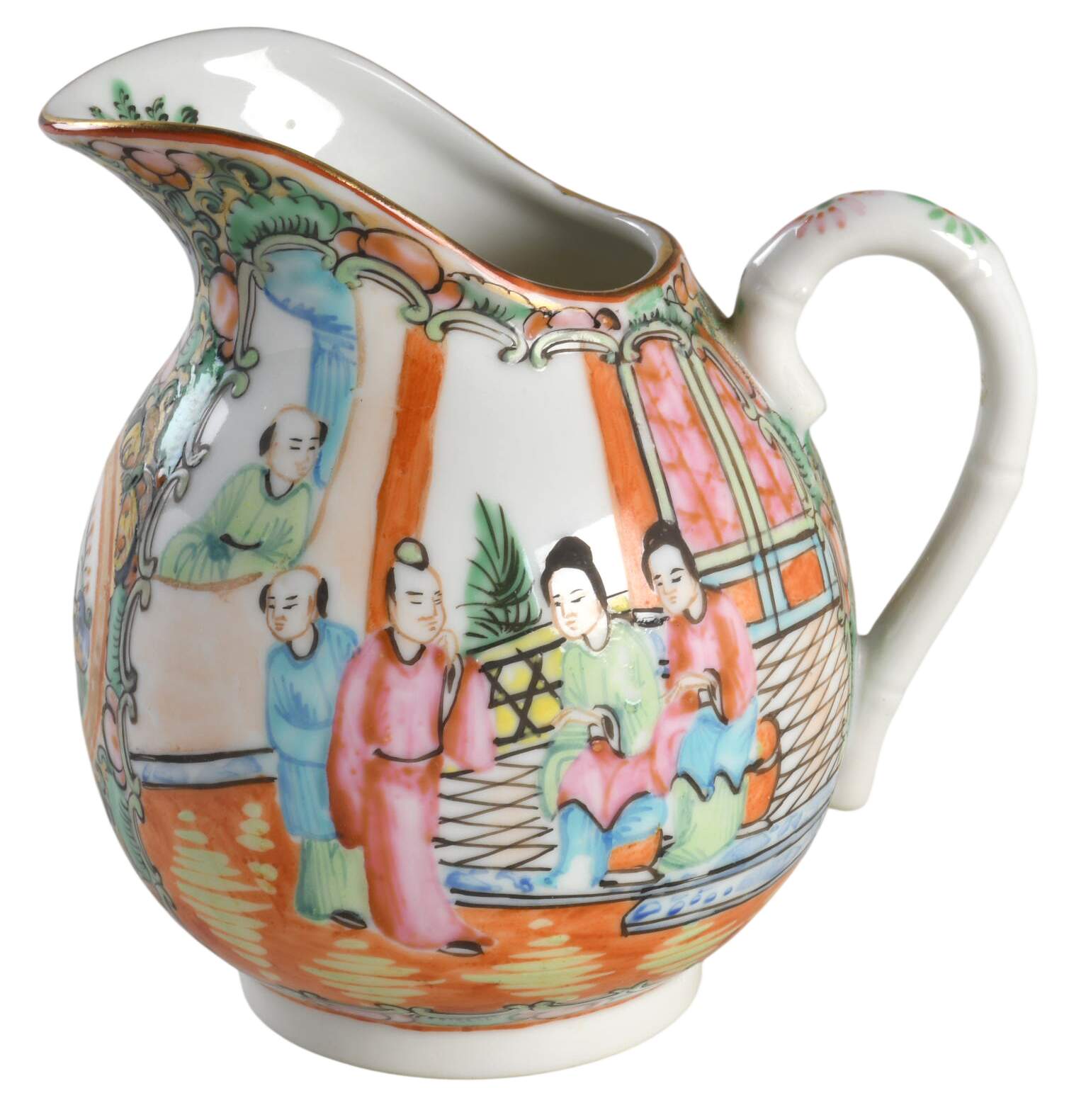 Rose Medallion (With People) Creamer by China (Made in China)-1