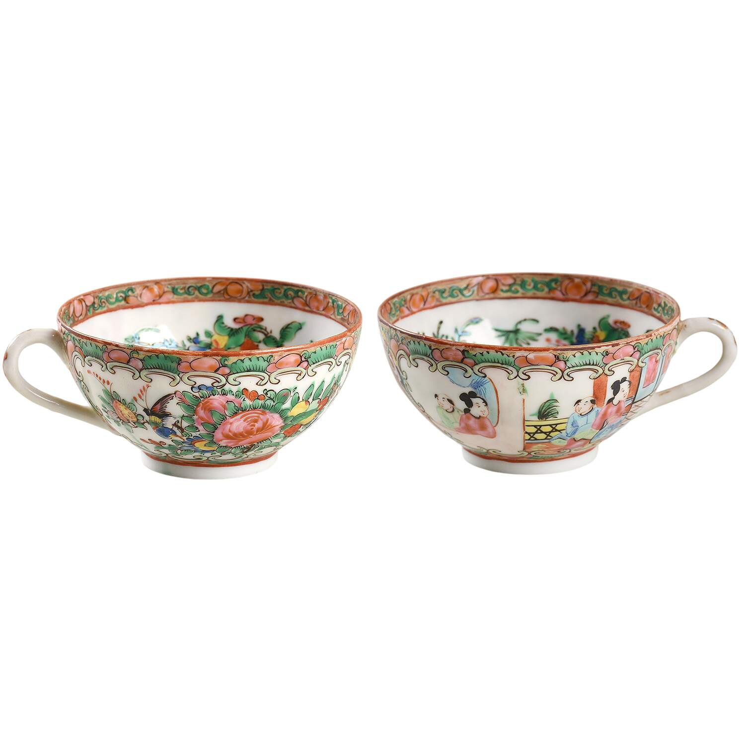 Rose Medallion (With People) Footed Cup by China (Made in China)-1