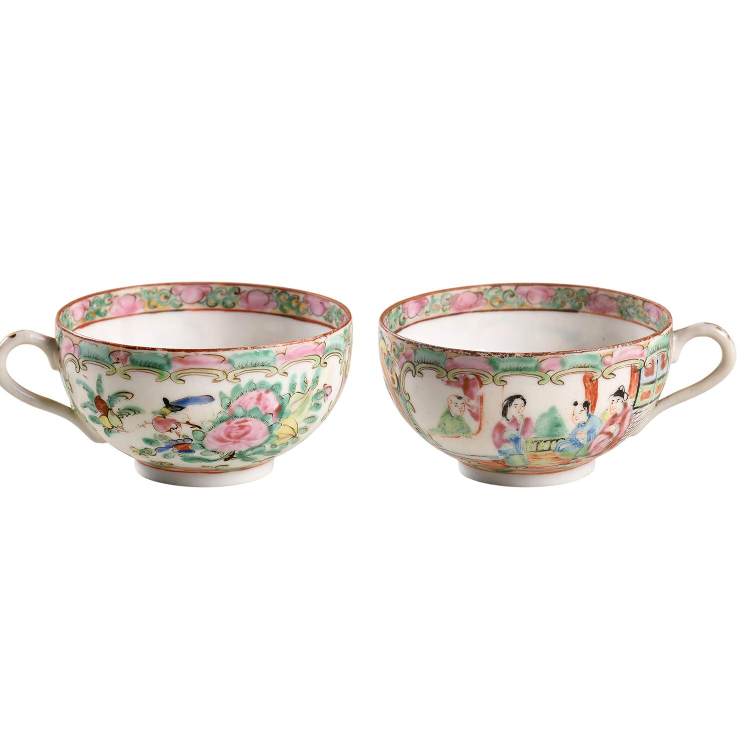 Rose Medallion (With People) Footed Cup by China (Made in China)-1