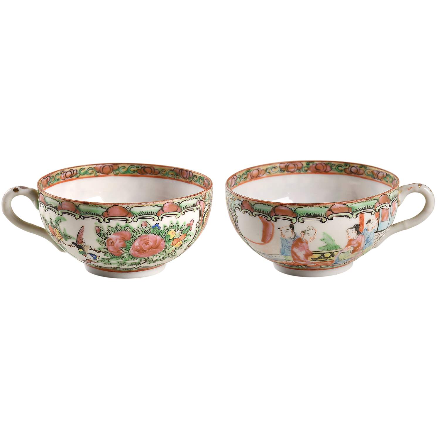 Rose Medallion (With People) Footed Cup by China (Made in China)-1