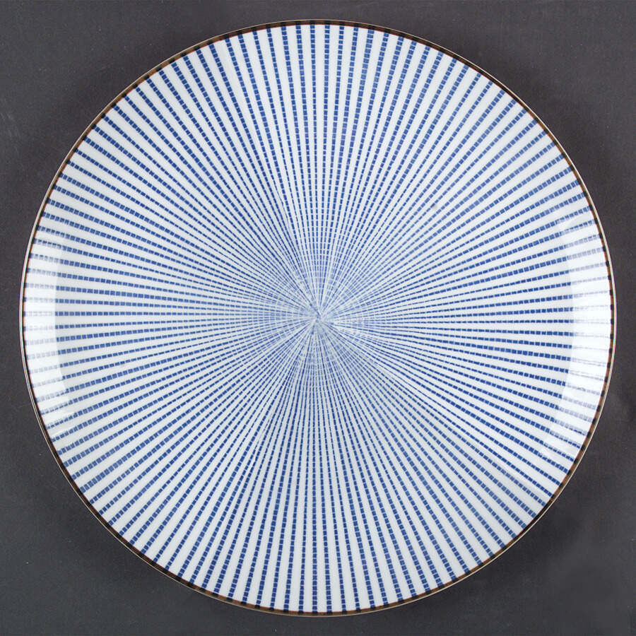 Sendan Tokusa Dinner Plate by Japan-1