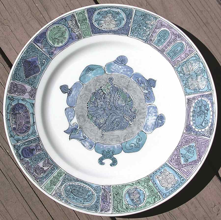 CER23 Dinner Plate by Ceralene-1