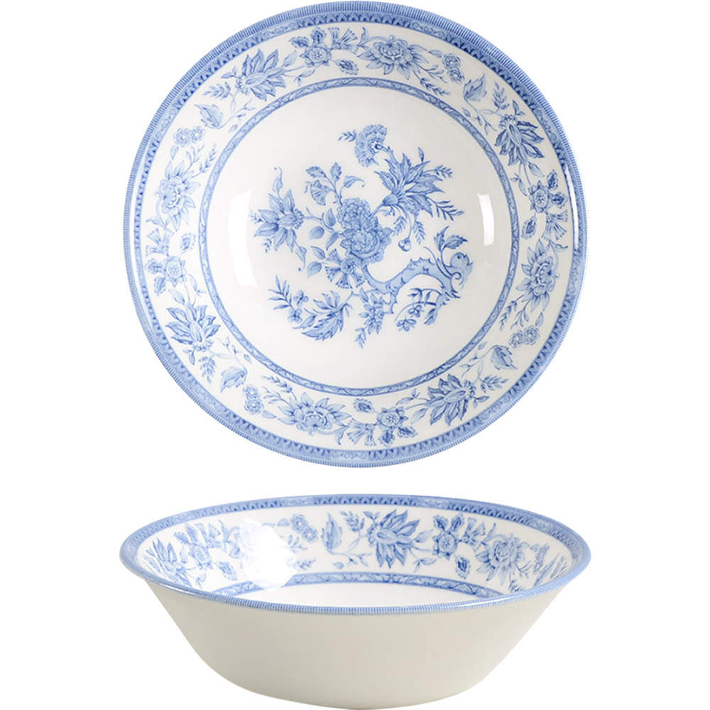 Indian Tree Blue Coupe Cereal Bowl by Churchill-1