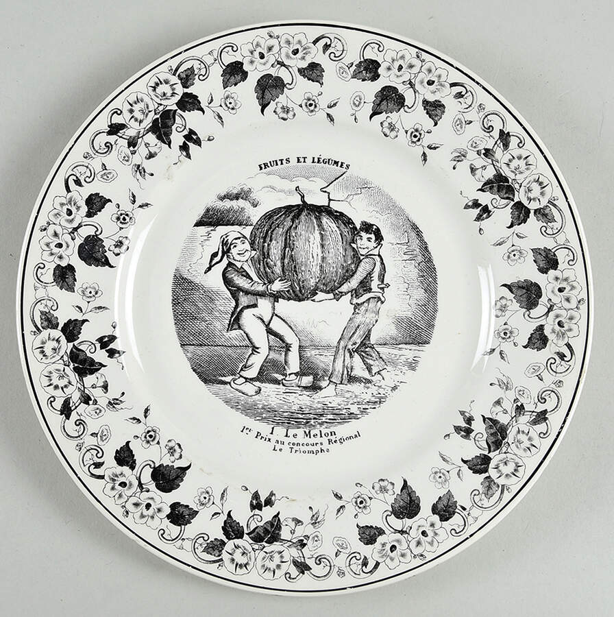 CRU2 Salad Plate by Creil & Montereau-1