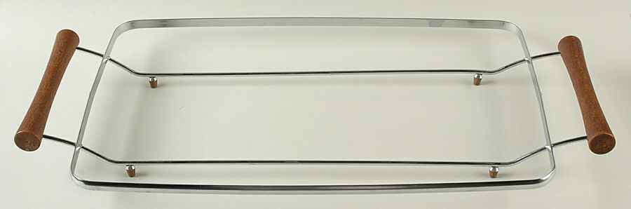 Renaissance 16" Rectangular Broil/Bake Tray, Metal Holder only by Corning Corelle-1