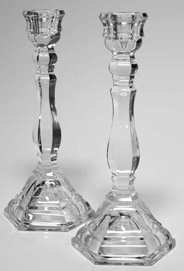 Hampton (Set of 2) 9" Single Light Candlesticks by Tiffany-1