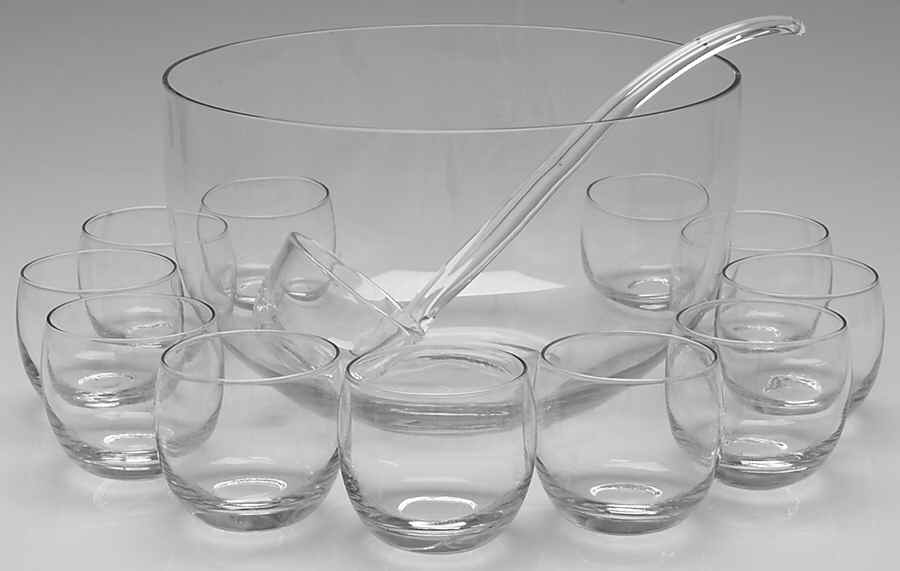 TFC78 (14 Pc) Punch Set (Bowl, 12 Cups, Plastic Ladle) by Tiffany-1