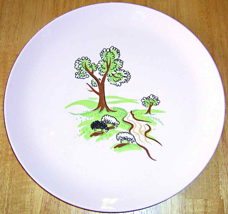 CRO279 Dinner Plate by Crooksville-1