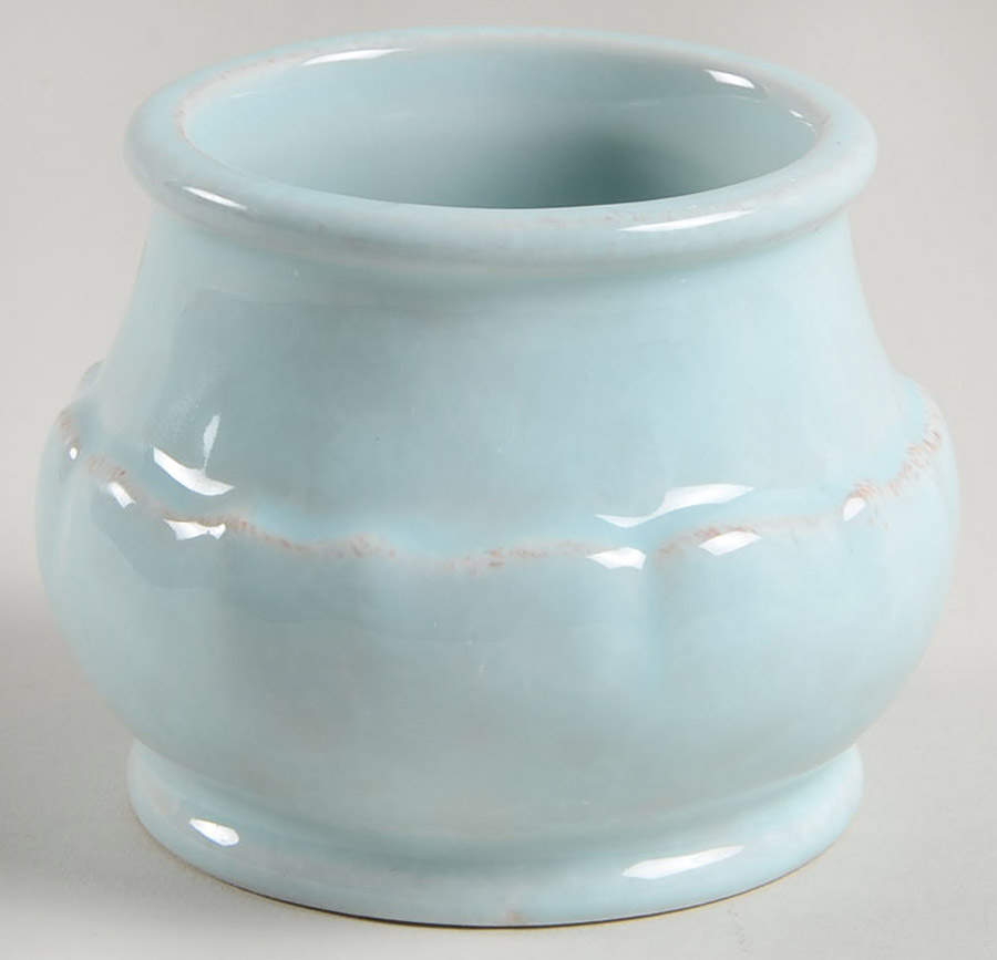Impressions Robin's Egg (Blue) Sugar Bowl No Lid by Casafina-1